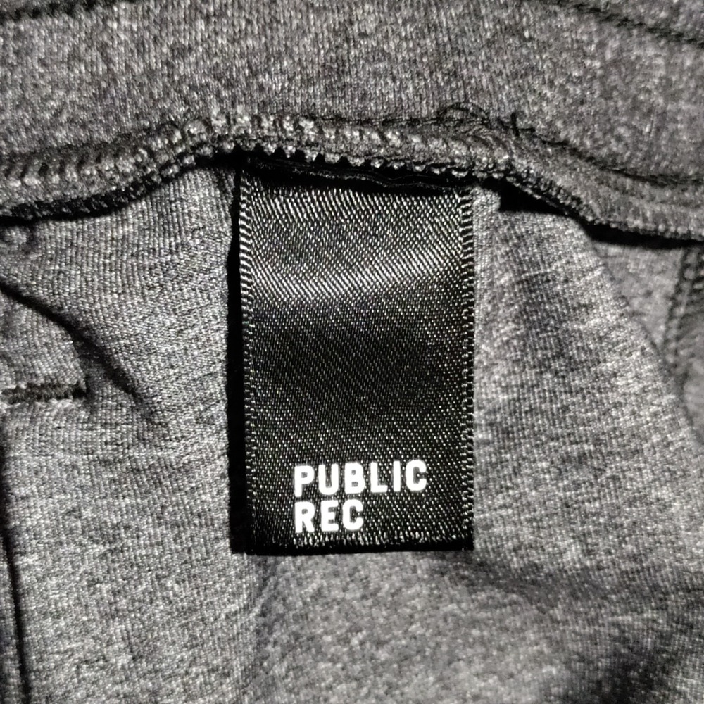 Public Rec Gamechanger Shorts Men 38 Heather Charcoal Performance Stretch Casual - Picture 7 of 15